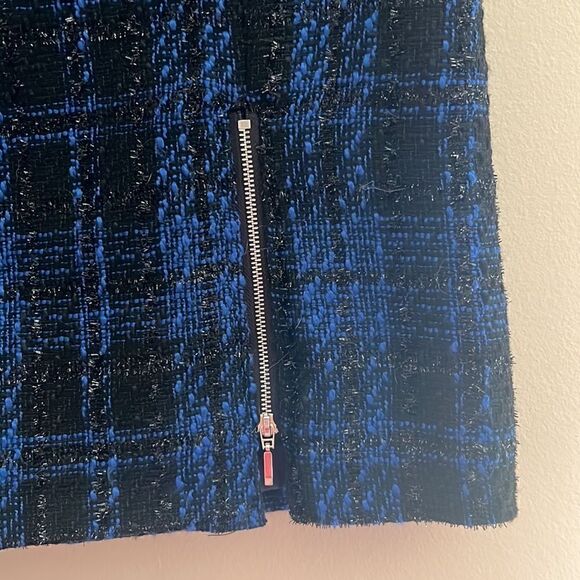Blue and Black Tweed Skirt (Size: 9 Juniors) NWOT - Picture 3 of 6